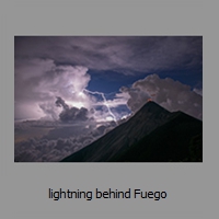 lightning behind Fuego